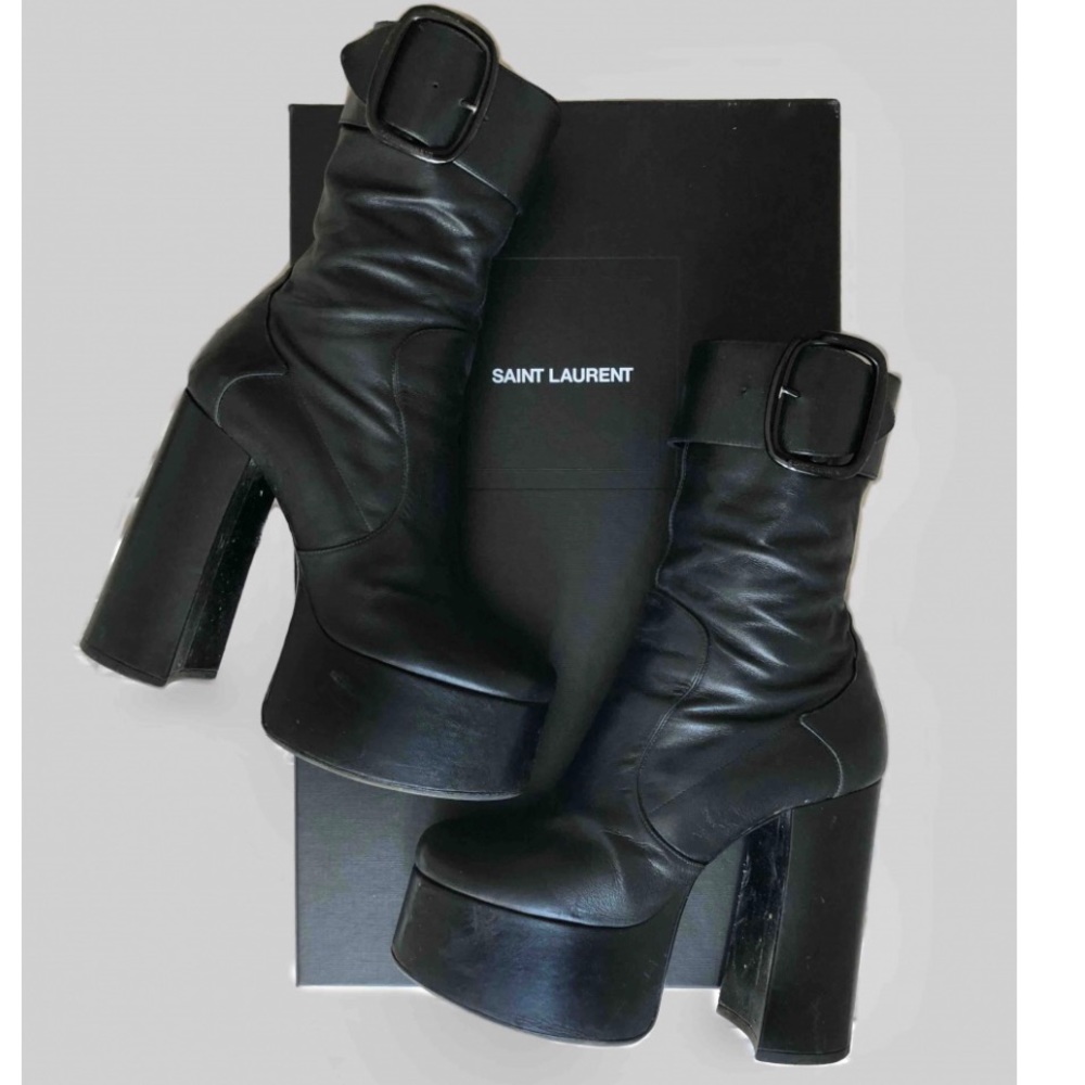 YSL Billy Boots With Buckle